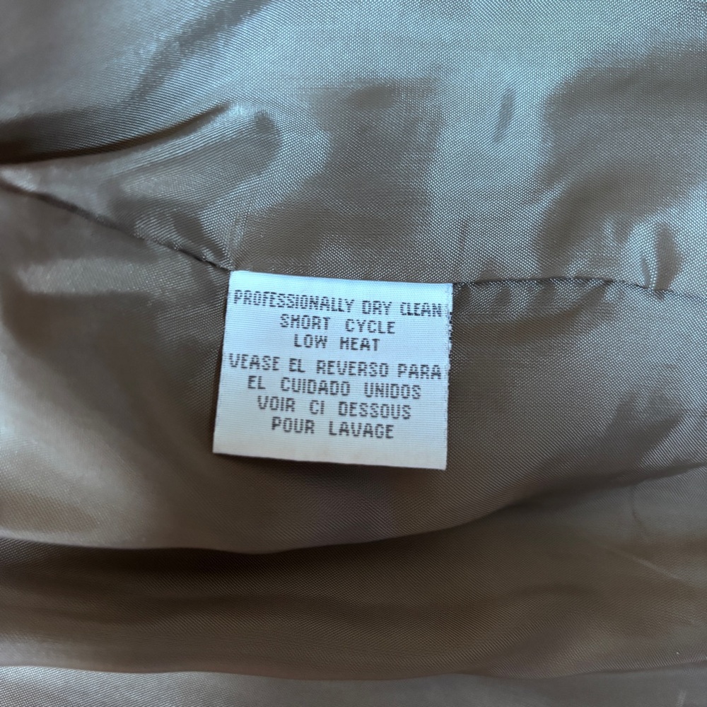 Together Stylish Gray Trench Coat Womens Size 8P Cute with Anything - Picture 11 of 13